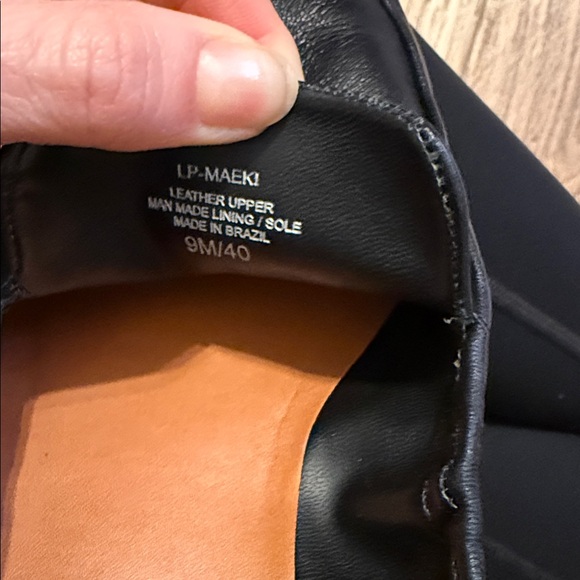 Lucky brand Black Leather Loafers - 9 - Picture 5 of 5